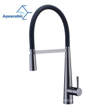 Manufacturer Health Pull Out Long Neck UPC Kitchen Sink Faucet with rubber hose